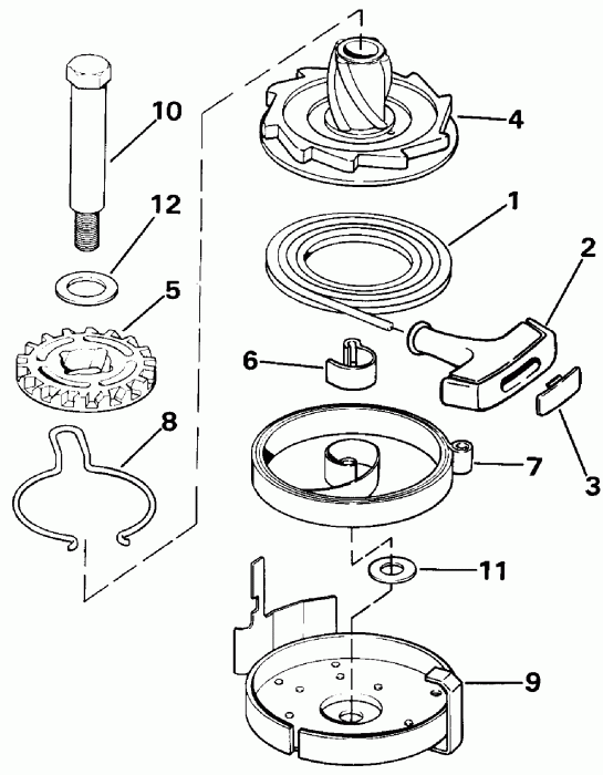 ��������� ����� ������� E10RELEIR 1991  - wind ������� / wind Starter