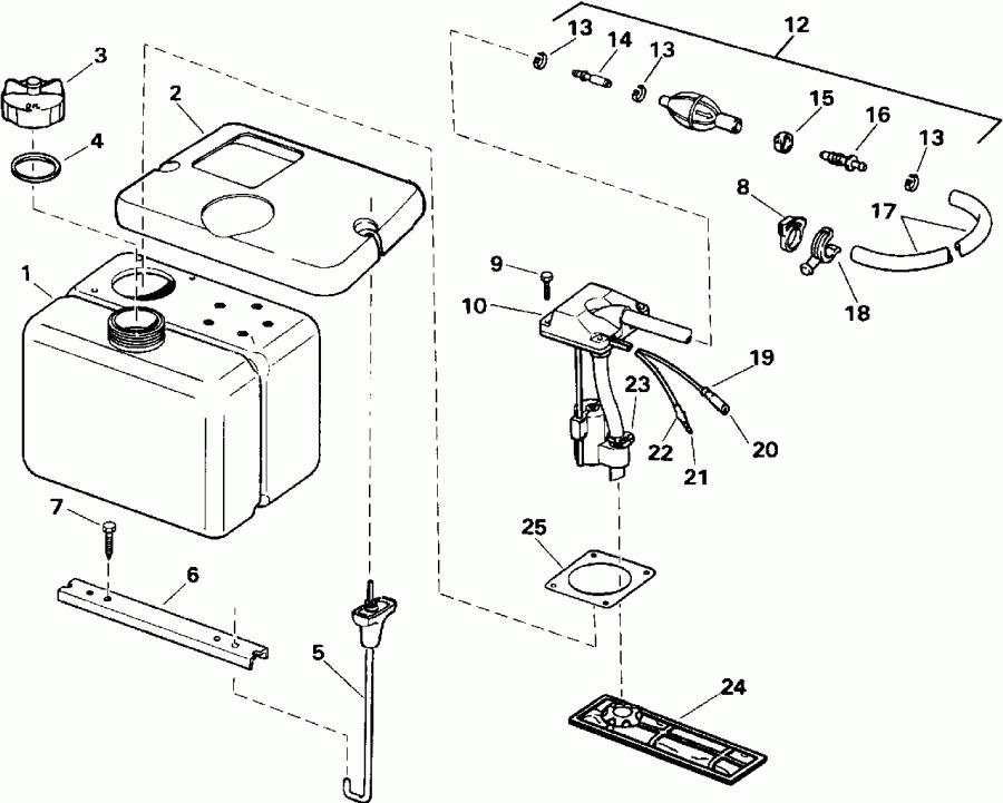 ��������� EVINRUDE E120TLEIE 1991  - 1.8 Gallon