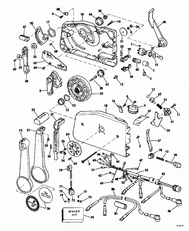 EVINRUDE E150EXEIS 1991  - ectric  & Solenoid - ectric Starter & Solenoid