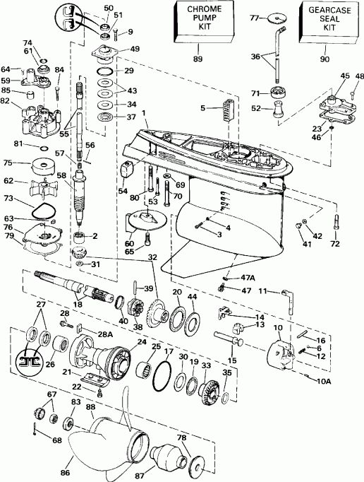 EVINRUDE E155WTLEIB 1991  - arcase