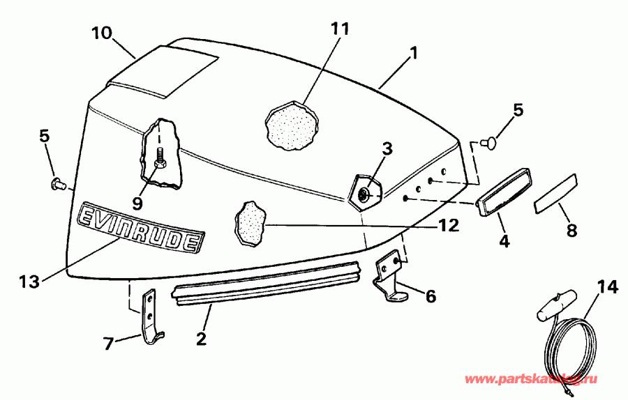 ��������� ����� ������� E15RELEIA 1991  - Evinrude / Evinrude