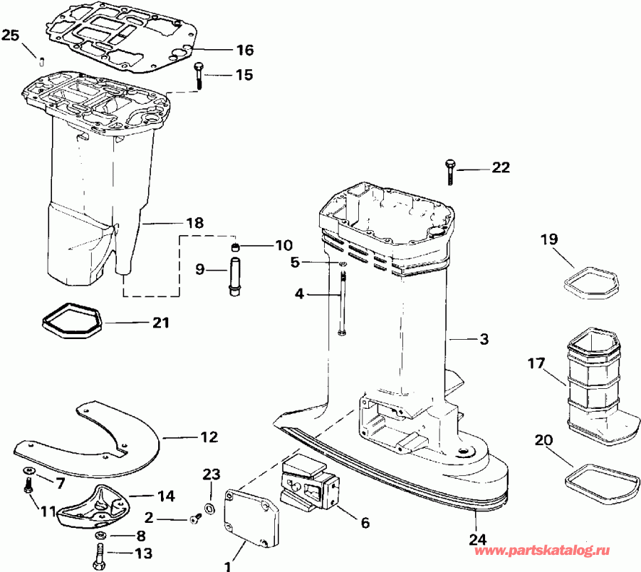  Evinrude E175EXEIS 1991  - haust ������