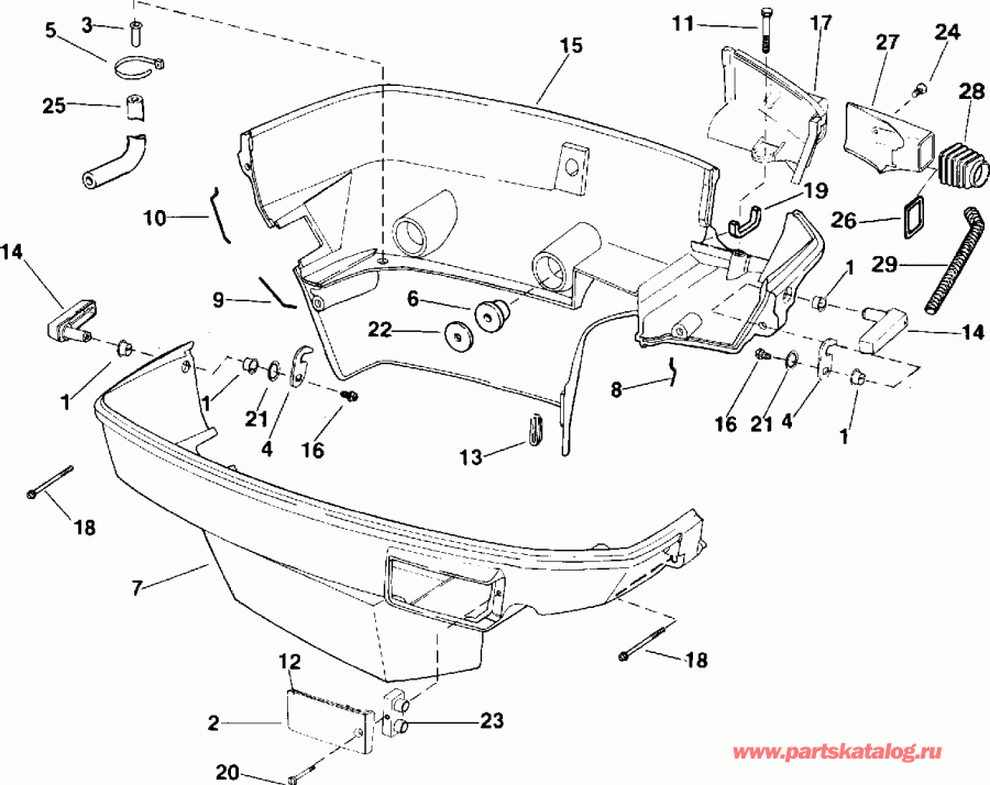 ��������� �������� ����� ������� E175EXEIS 1991  - wer Engine Cover