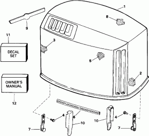 ������ ��������� (�����) - Johnson (Engine Cover - Johnson)