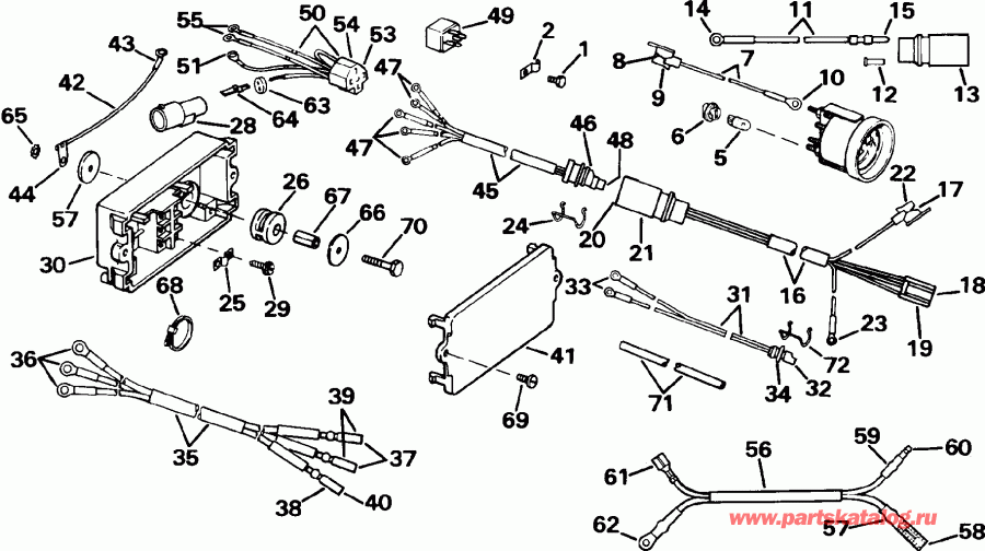  Evinrude E175TXEID 1991  - wer Trim/tilt Electrical