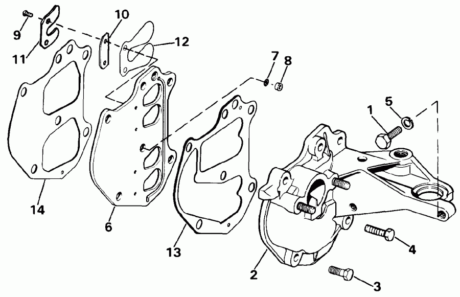 ��������� ��������� EVINRUDE E200CXEIB 1991  - wer ������ ��������� (�����) - wer Engine Cover
