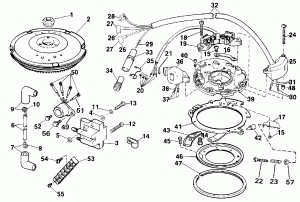 ������ ��������� (�����) - Johnson - 200 Stl, Ve200sl (Engine Cover - Johnson - 200 Stl, Ve200sl)