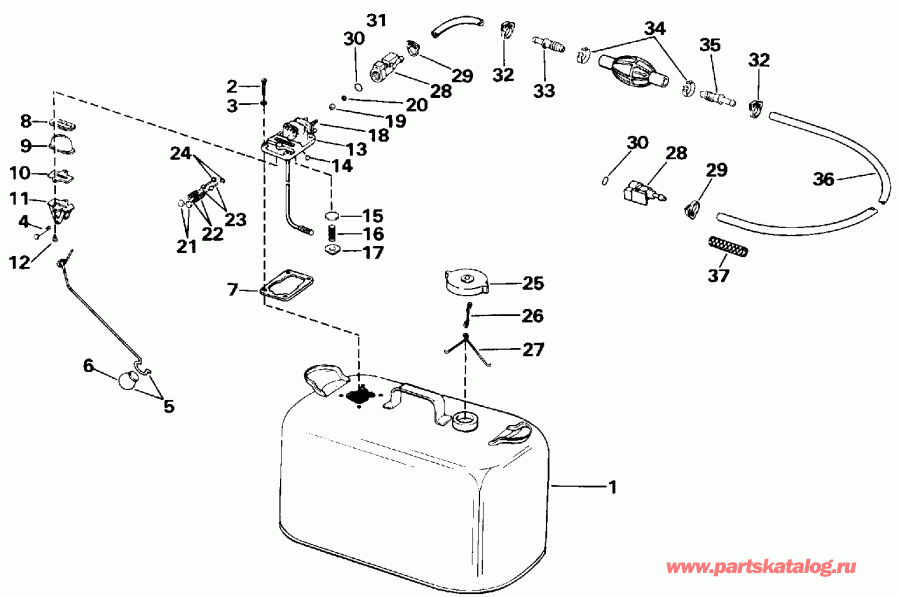   Evinrude E20CREIE 1991  - el Tank