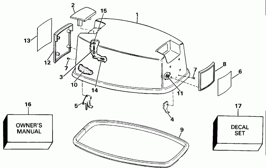 �������� ��������� ����� EVINRUDE E25REIE 1991  - Johnson