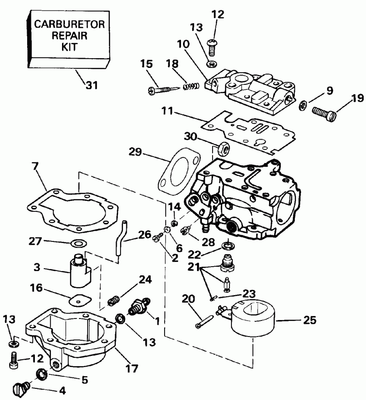 ��������� EVINRUDE E25RLEIE 1991  - 20 - 20