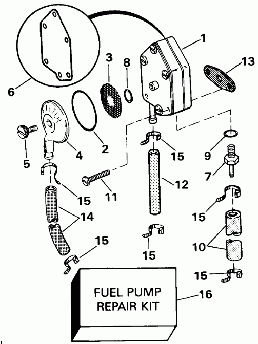 �������� ��������� ����� Evinrude E25RLEIE 1991  - el �����