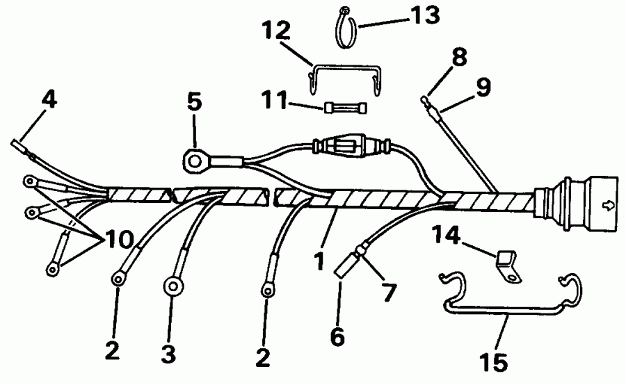 ��������� Evinrude E28ESLEIB 1991  - ble Assembly - ble Assembly