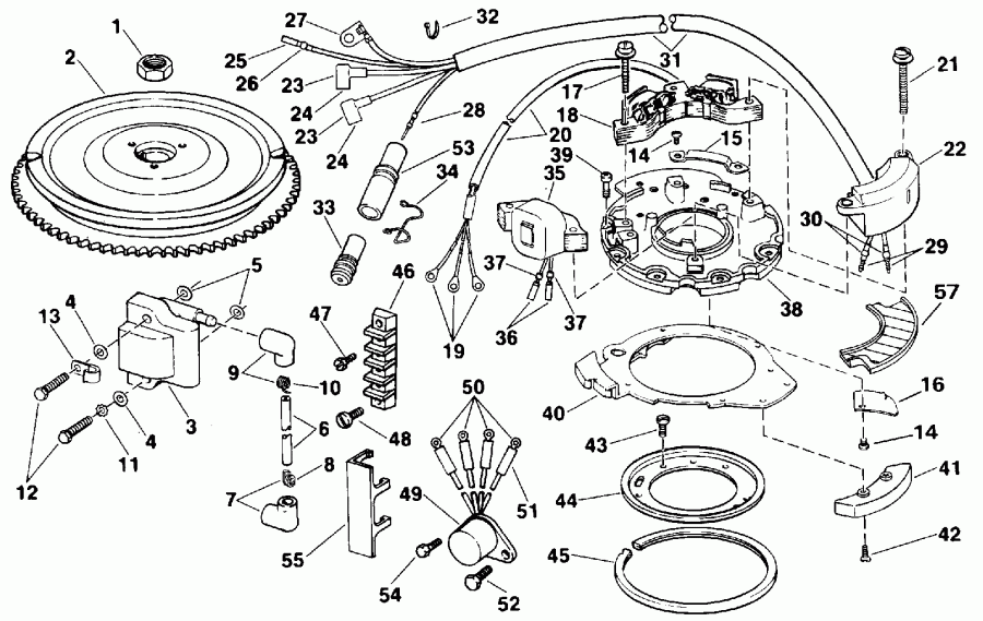  Evinrude E28ESLEIB 1991  - nition