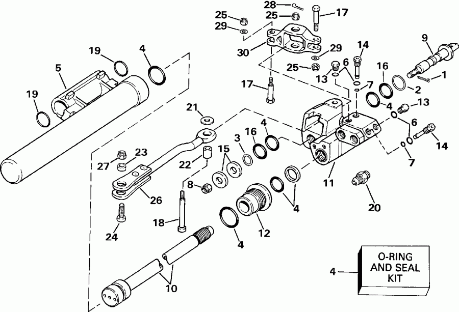 ��������� ����� ������� E300PLEIE 1991  - linder & ������ Assembly / linder & Valve Assembly