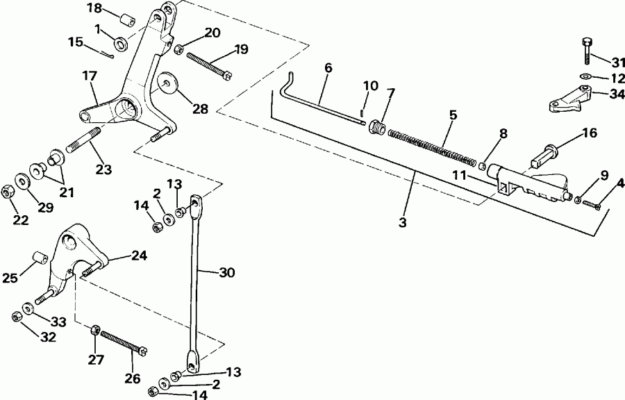 ��������� ����� ������� E300PLEIE 1991  - rottle Linkage / rottle ��������� ��������