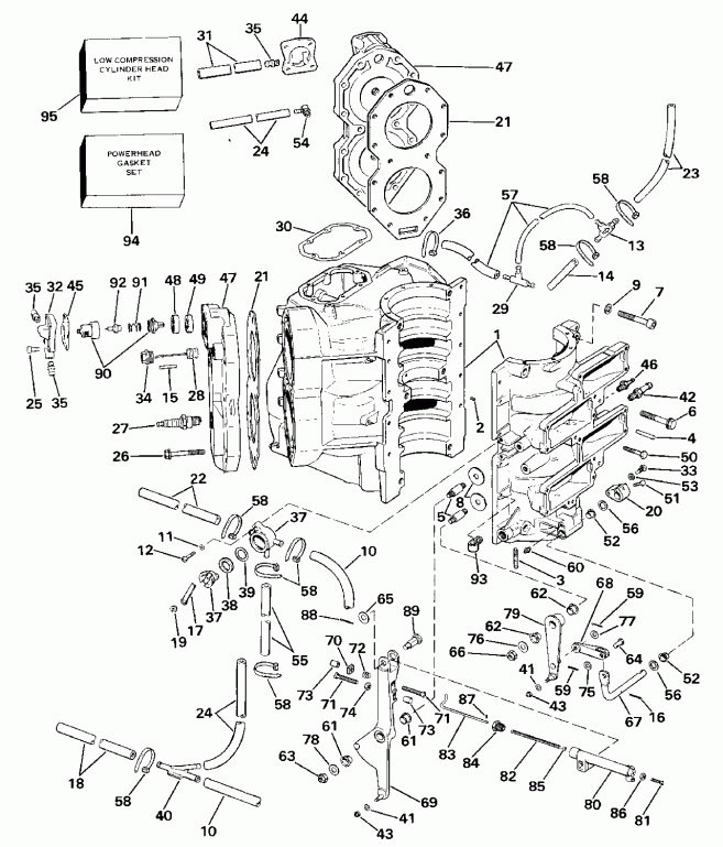 ��������� Evinrude E30REIC 1991  - 20 & 25 Models Only / 20 & 25 Models Only