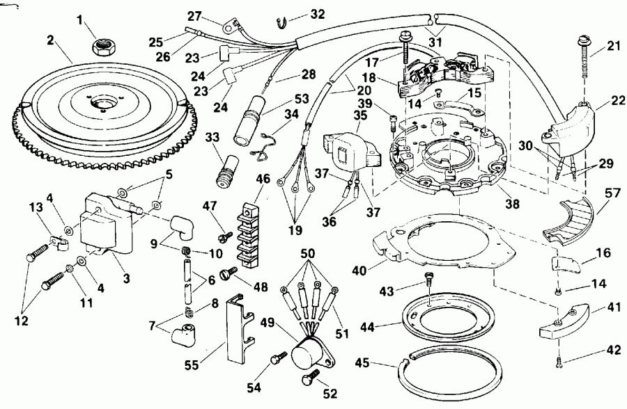 �������� ����� Evinrude E30TELEIC 1991  - nition