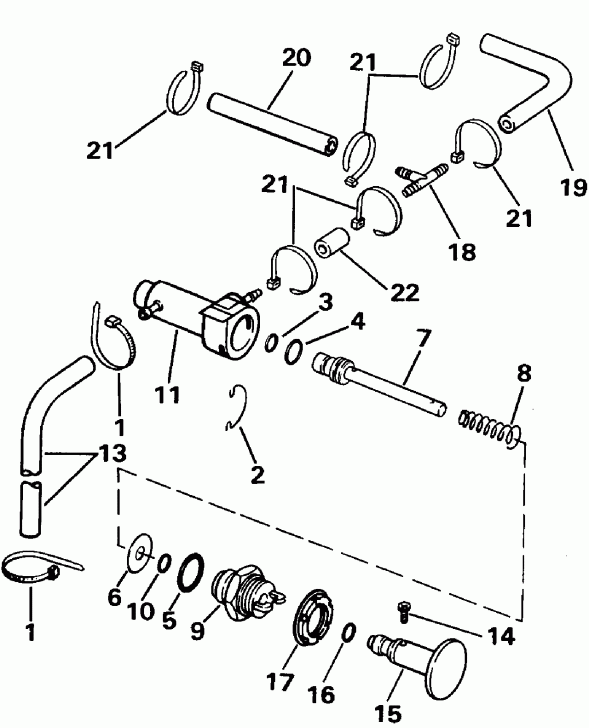 ��������� ����� EVINRUDE E30TELEIC 1991  - imer System / imer System