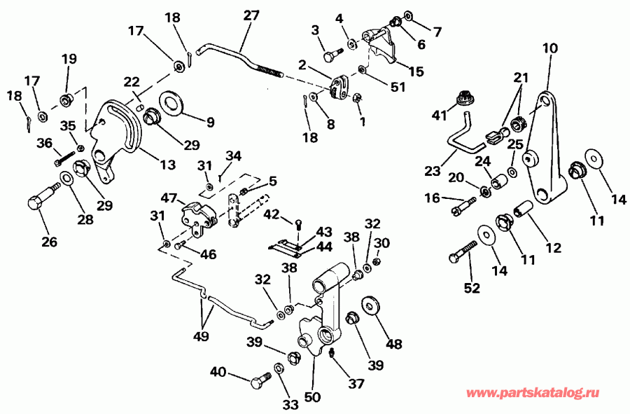 ��������� �������� ����� EVINRUDE E45RCEIA 1991  - ������ Start
