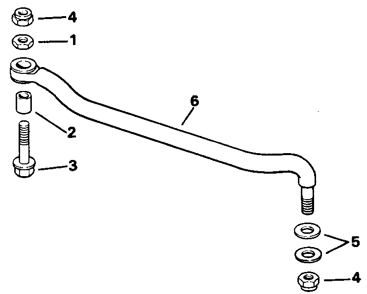 ��������� �������� ����� EVINRUDE E45RCEIA 1991  - ee������ ����������� Kit / eering Link Kit