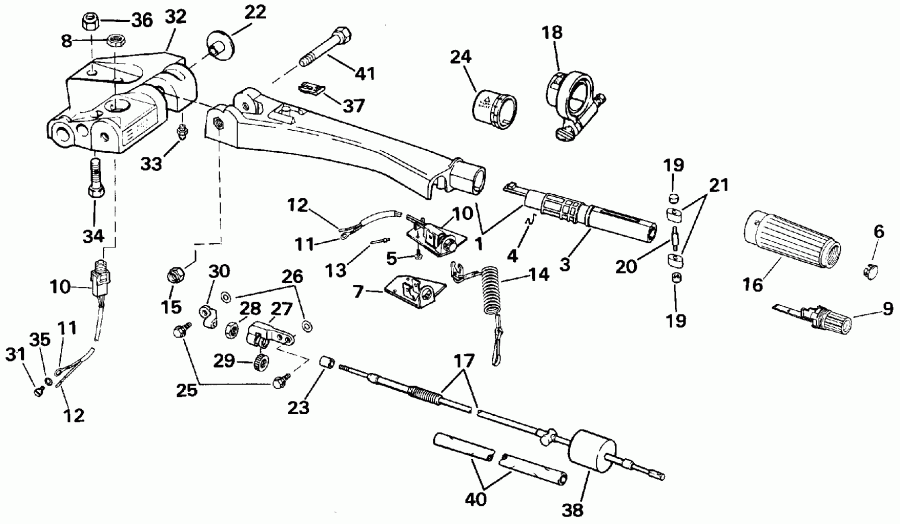 ����� ������� E45WMLEIA 1991  - ee������ Handle - eering Handle
