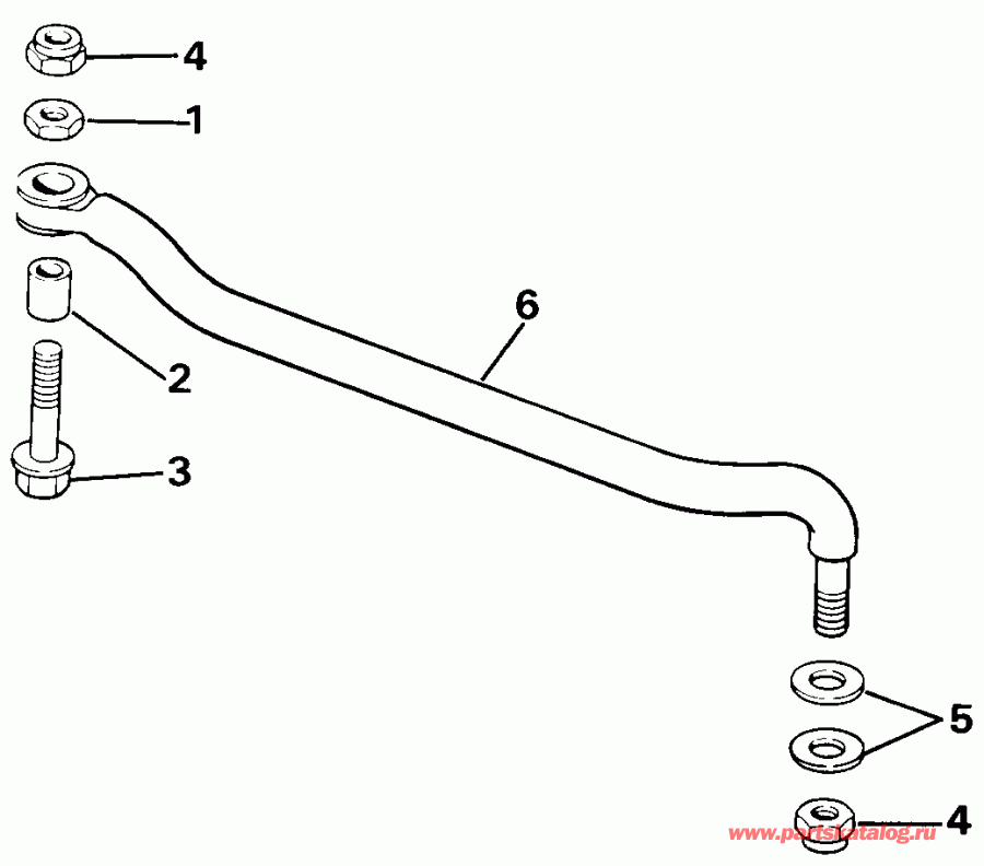 ����� EVINRUDE E48ESLEIM 1991  - eering Link Kit / ee������ ����������� Kit