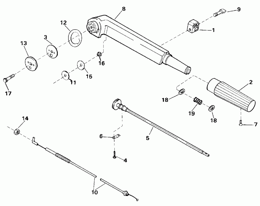 ��������� ����� EVINRUDE E4RLEIA 1991  - ller Arm