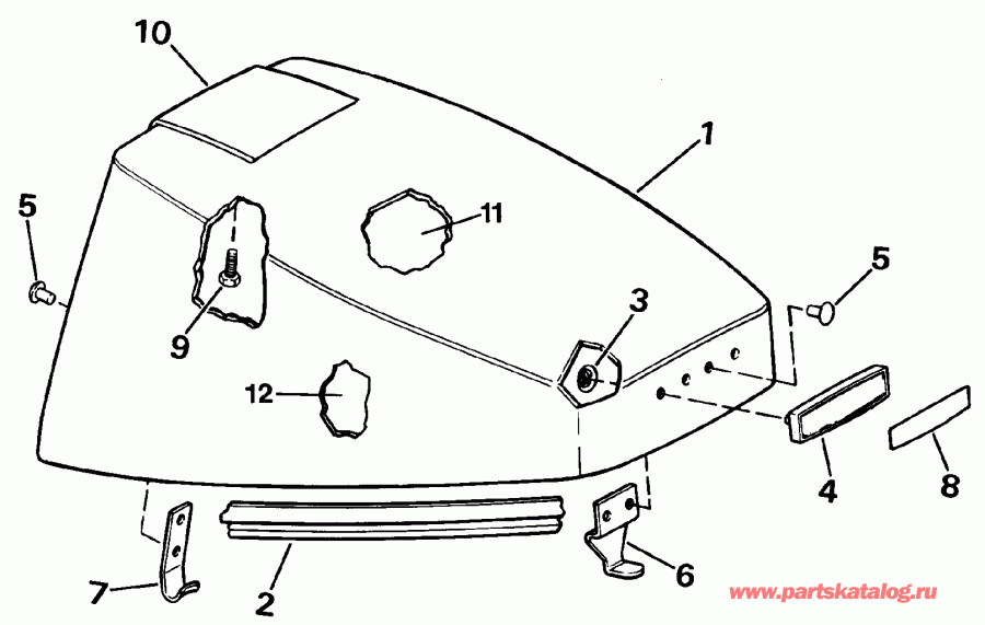 ����� EVINRUDE E50JEIA 1991  - Johnson 25-40 / Johnson 25-40