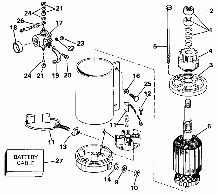 ��������� ����� ������� E70TTLEIE 1991  - ectric ������� - ectric Starter