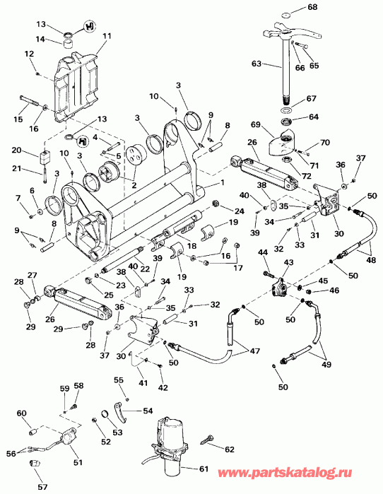 ��������� ��������� Evinrude E90JLEIE 1991  - Quiet Rider - Quiet Rider