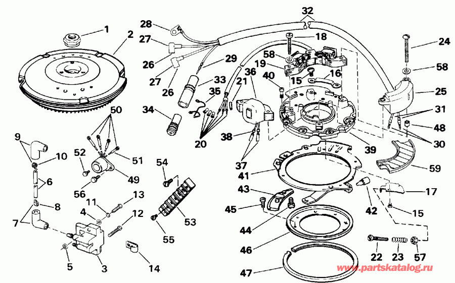   EVINRUDE TE10RELEIR 1991  - nition - nition