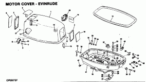   () - Evinrude (Engine Cover - Evinrude)