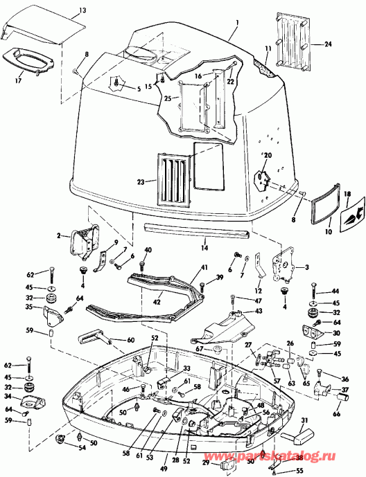 ����� EVINRUDE TE150SLEIE 1991  - Johnson / Johnson