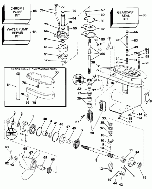 �������� ��������� ����� EVINRUDE TE25ELEID 1991  - arcase - arcase