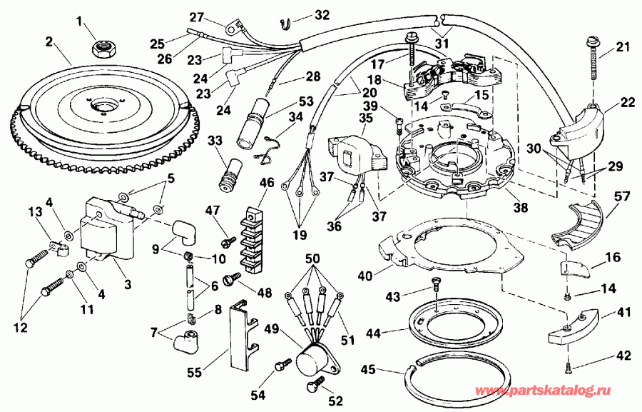 �������� ����� Evinrude TE25ELEID 1991  - nition