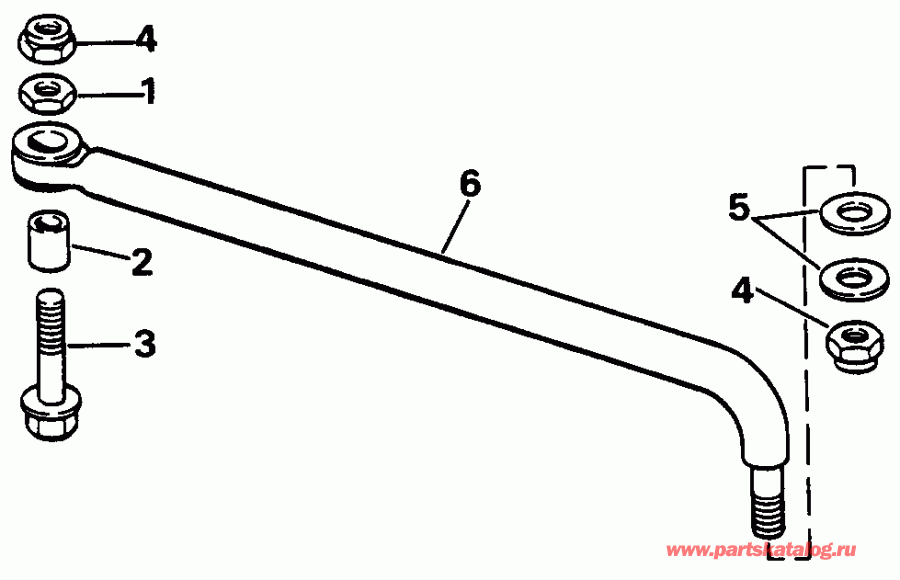 ��������� ��������� ������� TE60TLEIB 1991  - eering Link Kit/manual Tilt - ee������ ����������� Kit / ������ Tilt