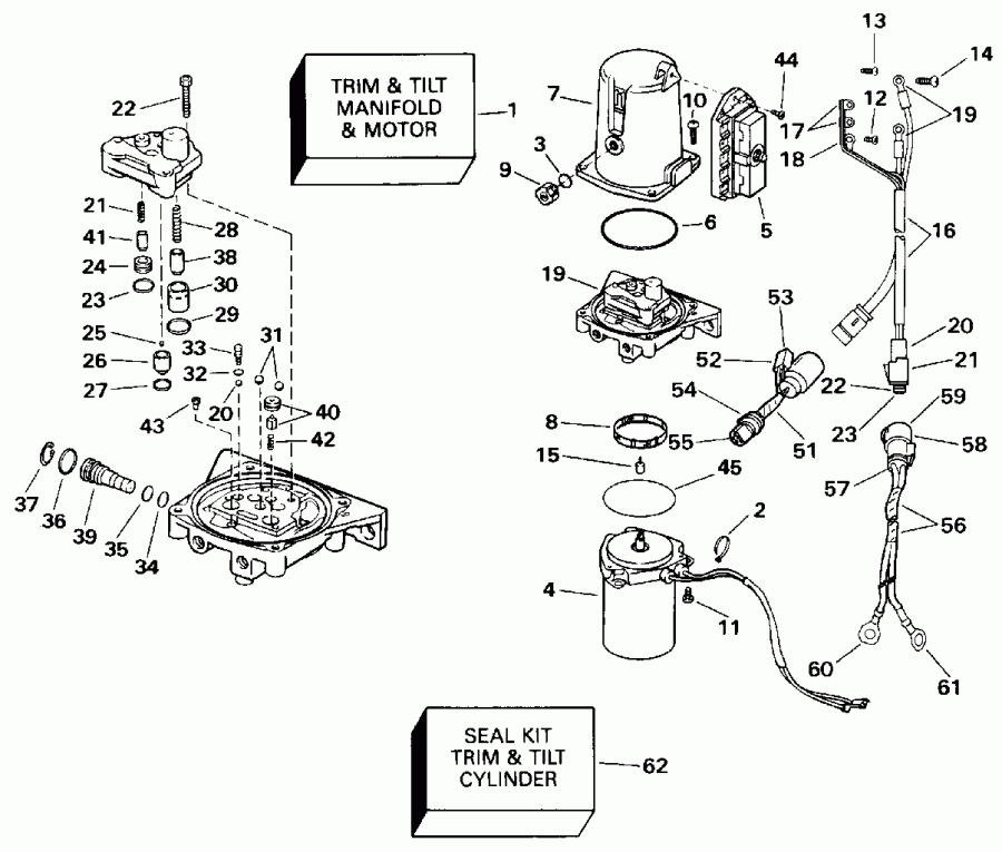 �������� ����� Evinrude VE100SLEIE 1991  - Quiet Rider / Quiet Rider