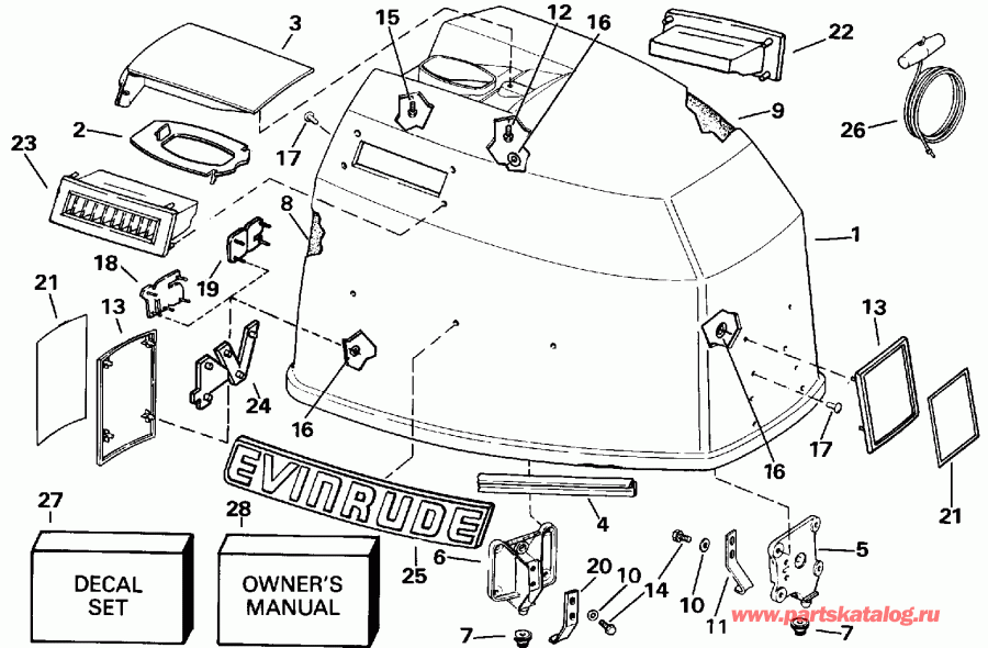 ��������� ��������� Evinrude VE115TLEIE 1991  - Evinrude / Evinrude