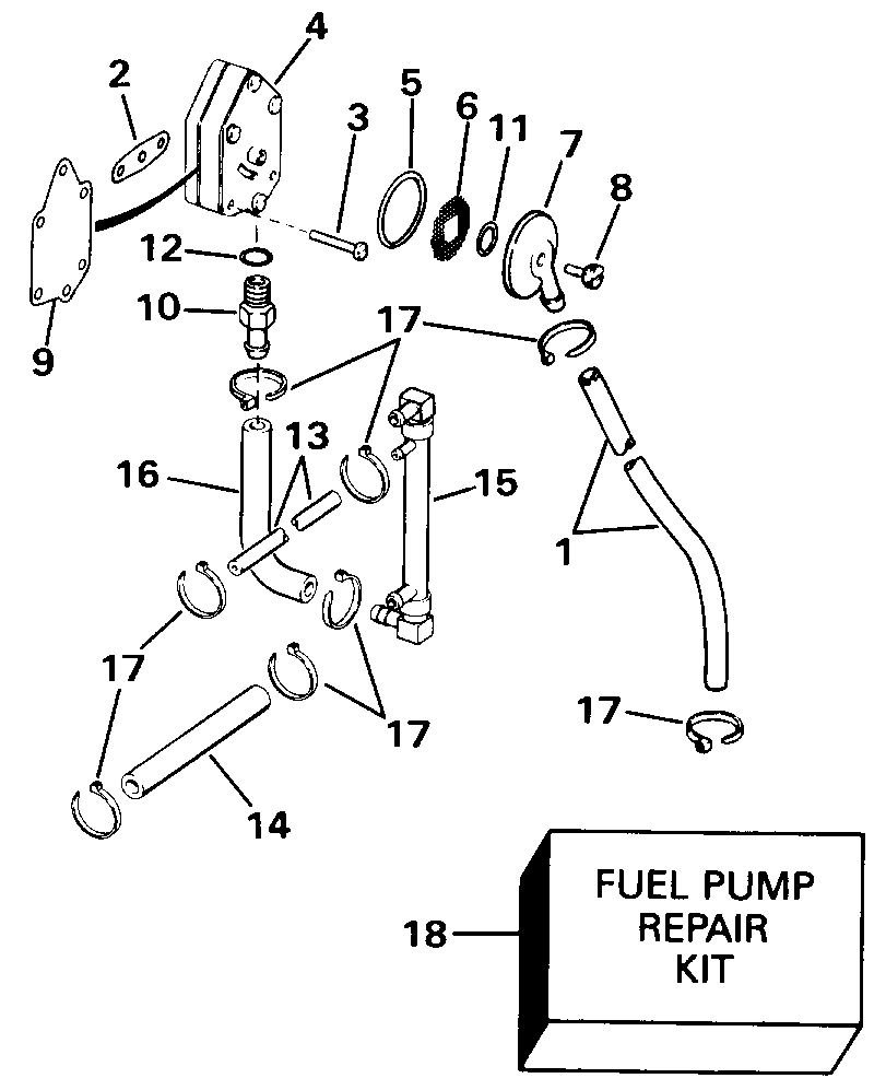  EVINRUDE VE115TLEIE 1991  - 88 Models / 88 Models