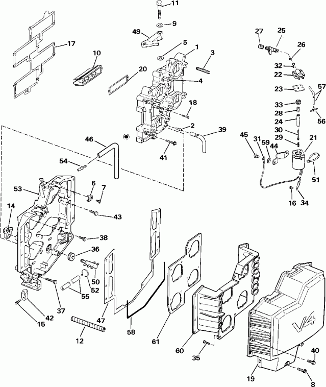 ��������� ����� EVINRUDE VE140TLEID 1991  - take ���������