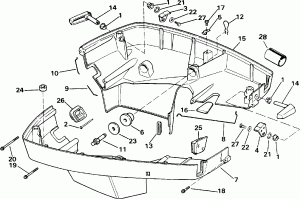 ������ ������ ��������� (Lower Engine Cover)