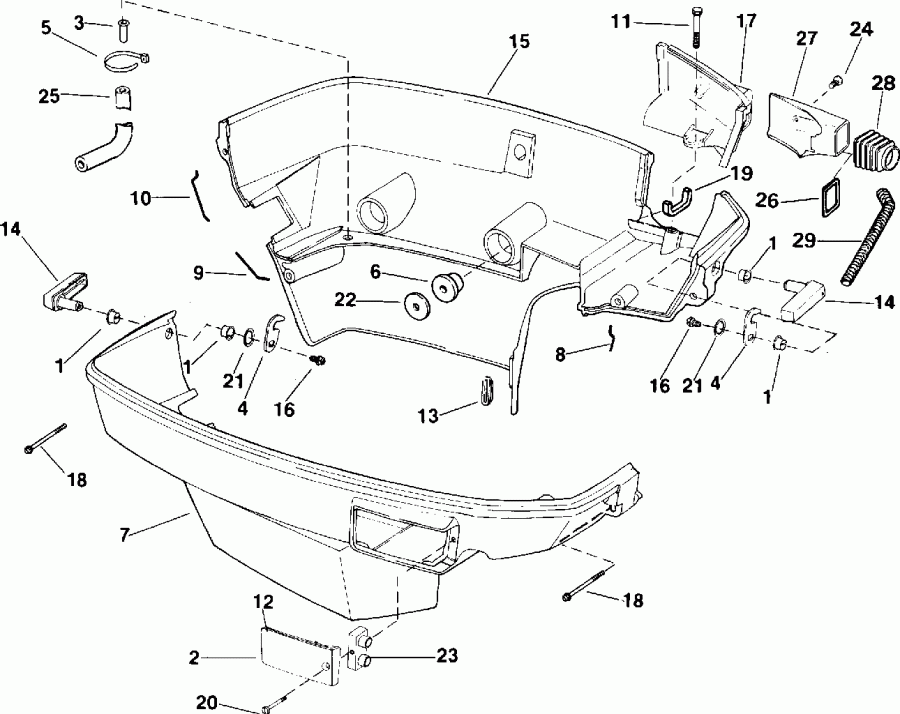  ������� VE150ELEIS 1991  - wer Engine Cover / wer ������ ��������� (�����)
