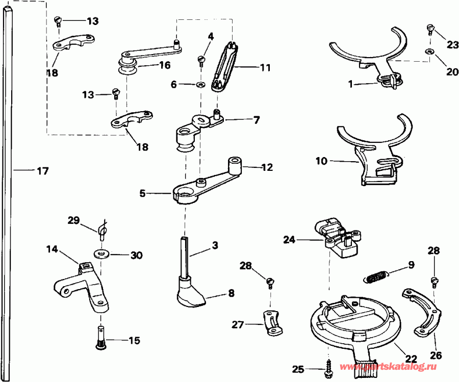 ��������� ������� VE150ELEIS 1991  - rottle Linkage