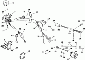 ���������������� ��������� ������� ��������� (Power Trim/tilt Electrical)