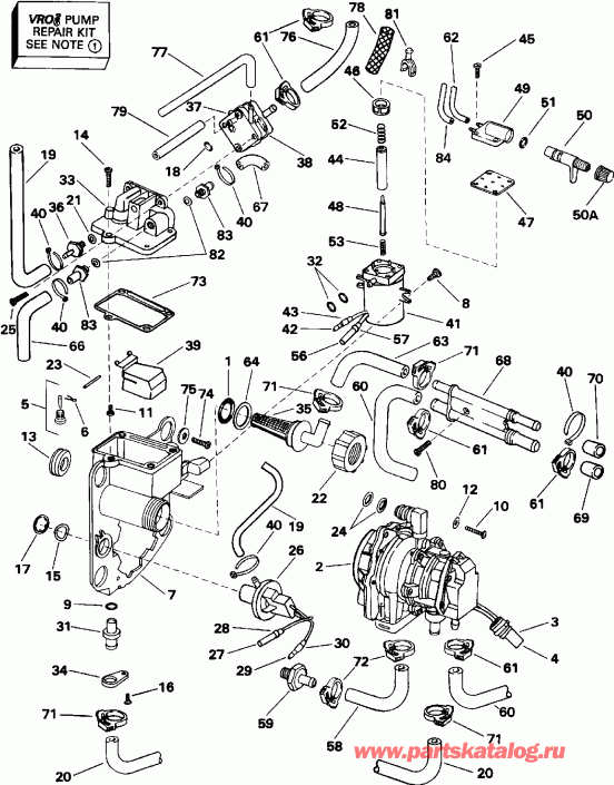  EVINRUDE VE150GLEIS 1991  - el ��������� & Components - el Bracket & Components