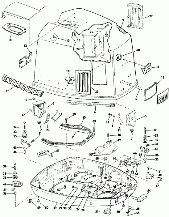 ����� EVINRUDE VE150SLEIE 1991  - Evinrude / Evinrude