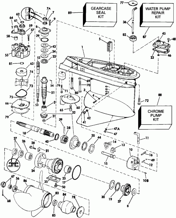 ����� EVINRUDE VE150SLEIE 1991  - arcase / arcase