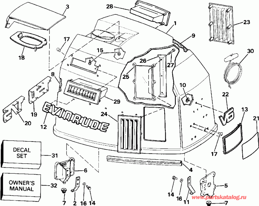 ��������� ������� VE175SLEID 1991  - Evinrude / Evinrude