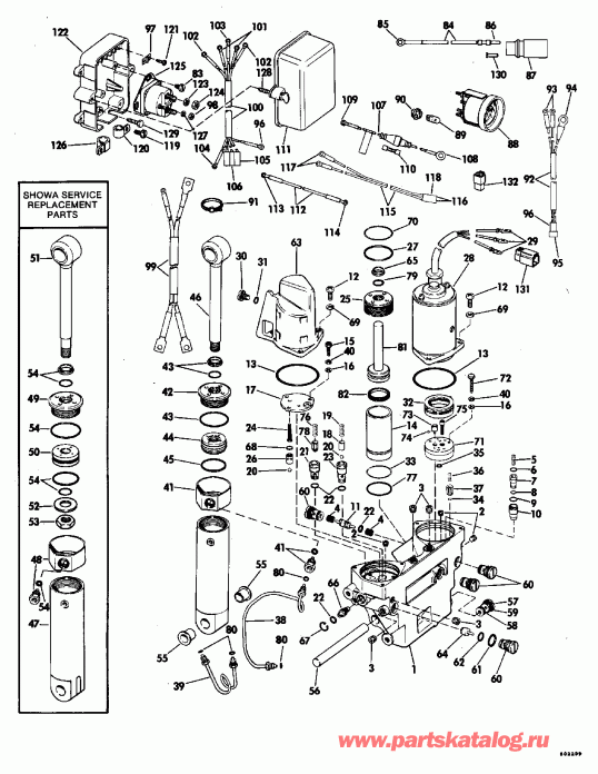 ��������� �������� ����� Evinrude VE175SLEID 1991  - �������� ��������