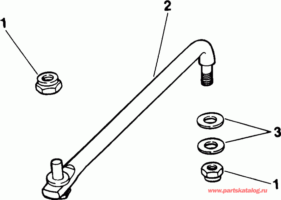 ��������� ��������� EVINRUDE VE175TXEID 1991  - ee������ ����������� Kit - eering Link Kit